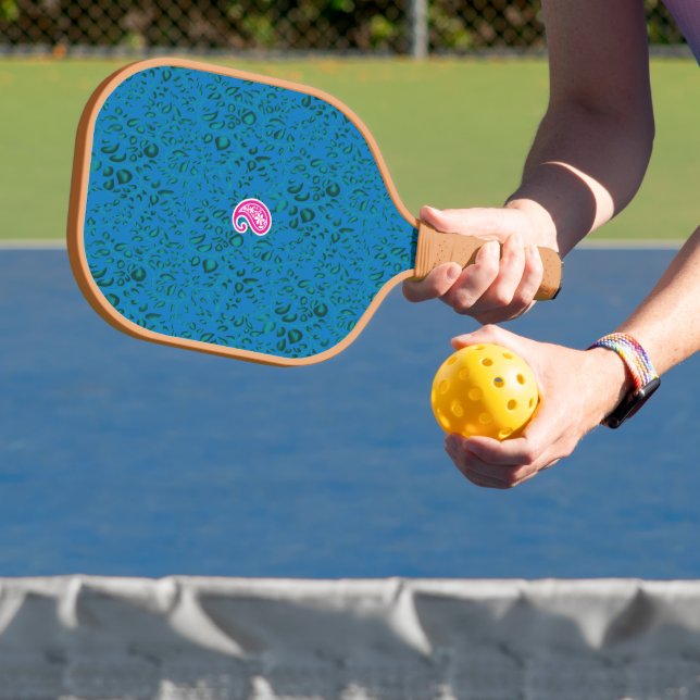 Personalised Paisley Pickleball Paddle Gift (Insitu)