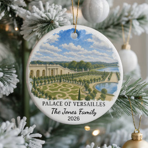 Personalised Palace of Versailles Ceramic Ornament