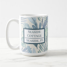 Personalised Palm Airbnb Vacation Rental Coffee Mu