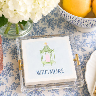 Personalised Palm Beach Lantern  Napkin