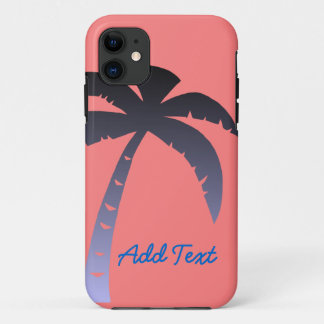 Personalised Palm Tree iPhone 11 Case