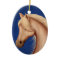 Personalised Palomino Pony Red White Blue Horse