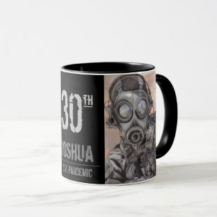 Personalised Pandemic Birthday Name and Age Mug