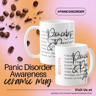 Personalised Panic Disorder Awareness Ceramic Mug