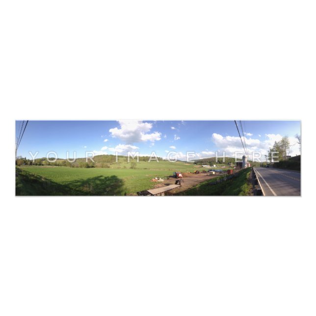 Personalised Panoramic Custom Photo Enlargements Print (Front)