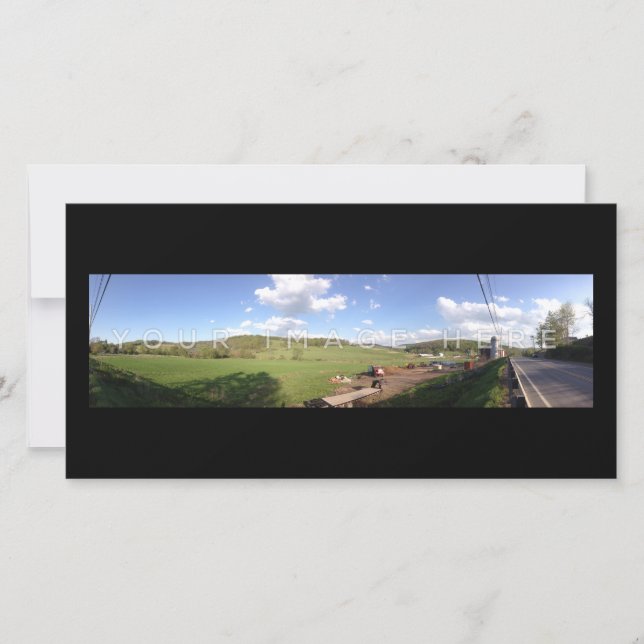 Personalised Panoramic Photo Card Designs (Front)
