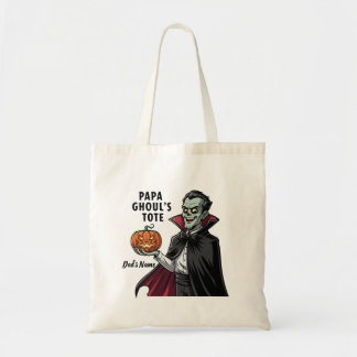 Personalised Papa Ghoul's Tote Bag - Gift for Dad