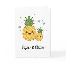 Personalised Papa Pineapple Father Day Dad Gift
