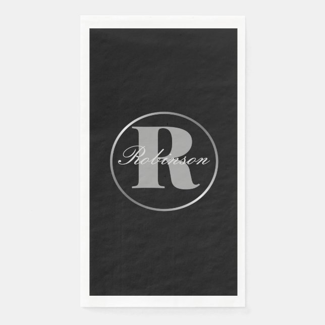 Personalised Paper Guest Towel Napkin (Front)