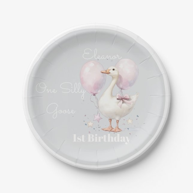 Personalised paper plates for party decor  (Front)