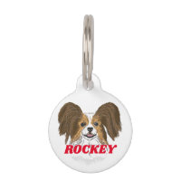 Personalised Papillon Puppy Dog Lover Custom Name