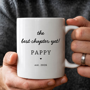 Personalised Pappy Mug New Grandpa Gift