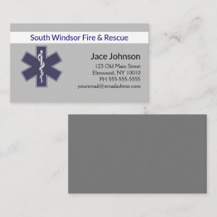 Personalised Paramedic Business Card