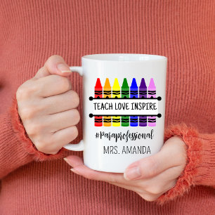 Personalised Paraprofessional Mug Teacher Birthday