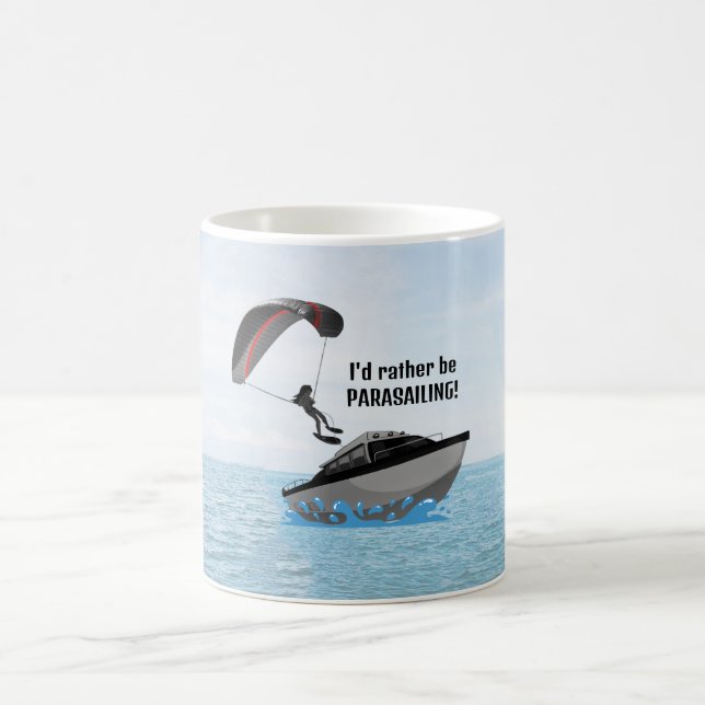 Personalised Parasailing  Coffee Mug (Center)
