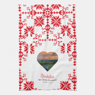 Personalised parastas  tea towel