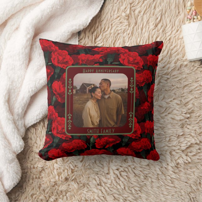 Personalised Parents 50Th Wedding Anniversary  Cushion (Blanket)