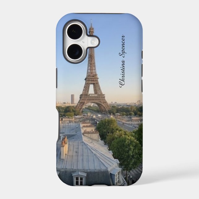 Personalised Paris City Skyline  (Back)