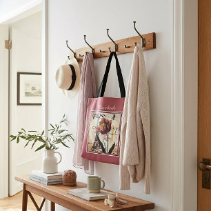 Personalised Paris tulip Tote Bag