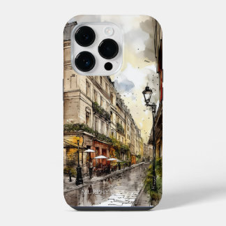 Personalised Paris Watercolor Phone Case