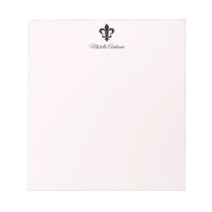 Personalised Parisian French Fleur de Lis Paris    Notepad