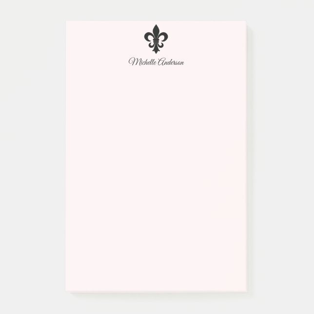 Personalised Parisian French Fleur de Lis Paris    Post-it Notes (Front)
