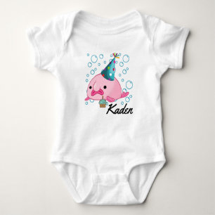 Personalised Party  Blobfish Baby Bodysuit