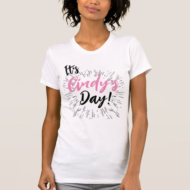 Personalised Party Congratulations  T-Shirt (Front)