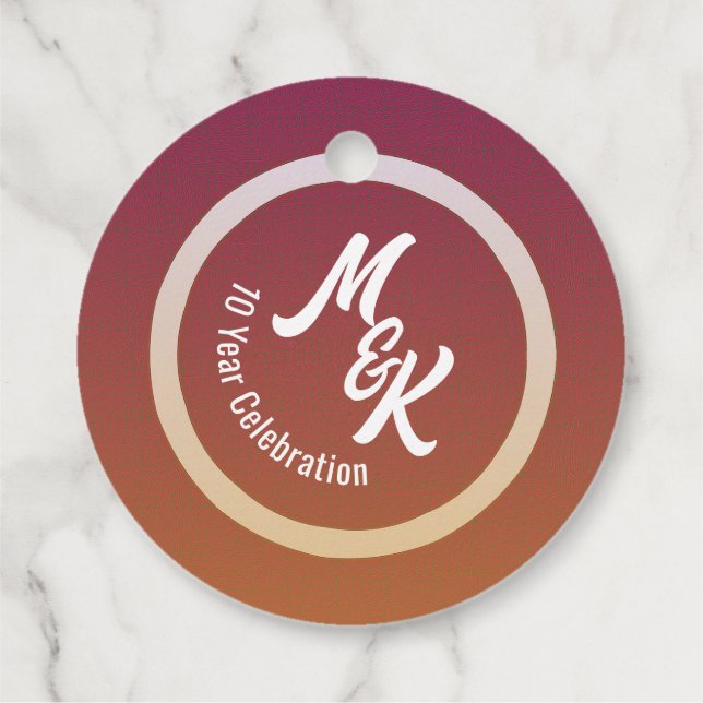 Personalised Party Favour Tags (Back)