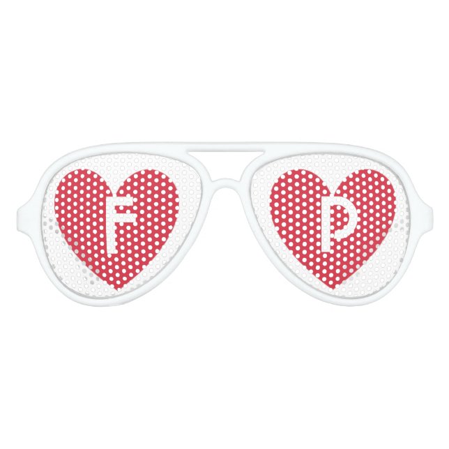 Personalised Party Shades, Party Favours Aviator Sunglasses (Front)