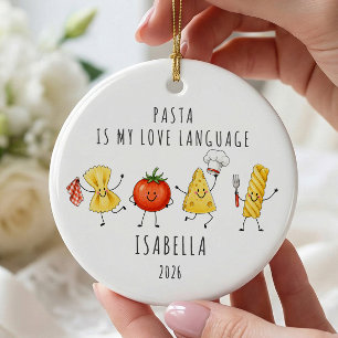 Personalised Pasta Lover Ornament