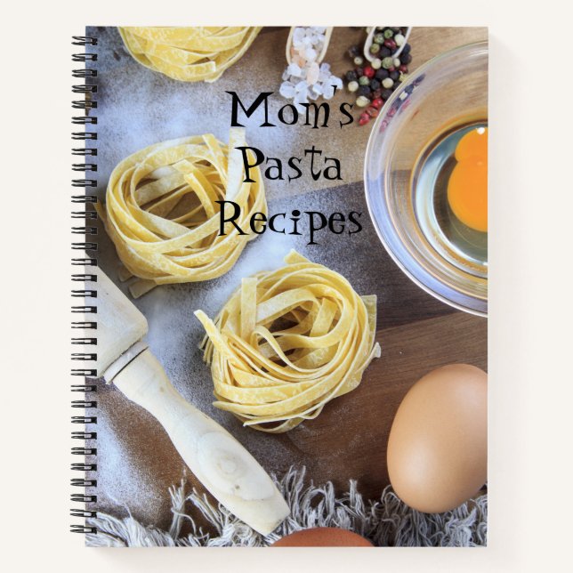 Personalised Pasta Recipe Book (Front)