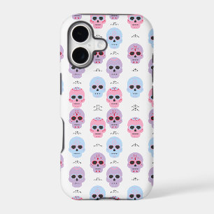Personalised Pastel Colour Skull pattern