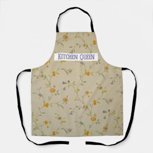 Personalised Pastel Floral Apron
