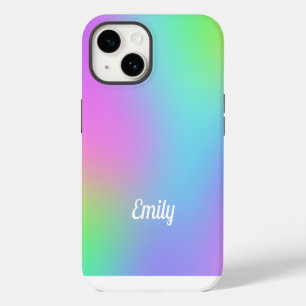 Personalised Pastel Gradient iPhone 14 Case