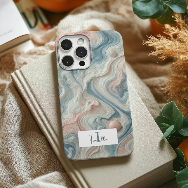 Personalised Pastel Marble iPhone Case (Creator Uploaded)