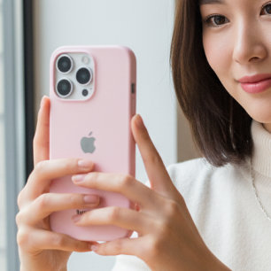 Personalised Pastel Pink iPhone Case with Custom