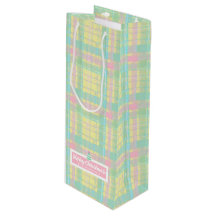 Personalised Pastel Plaid Christmas