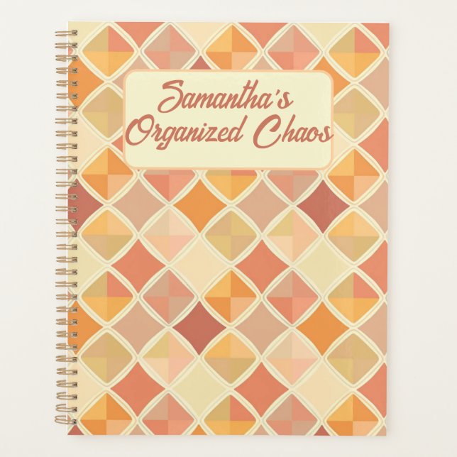 Personalised Pastel Planner – My Organised Chaos (Front)