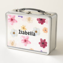 Personalised Pastel Watercolor Floral 