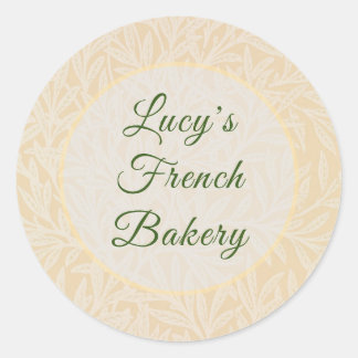 Personalised Pastel Willow William Morris Classic Round Sticker