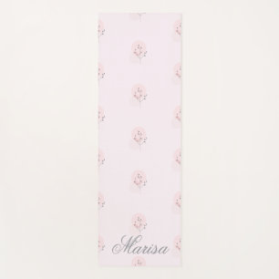 Personalised Pastel Yoga Mat - Custom Name