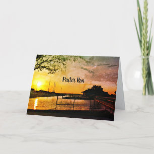 Personalised Pastor Leadership Appreciation Card