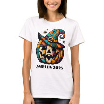 Personalised Patchwork Pumpk Halloween 