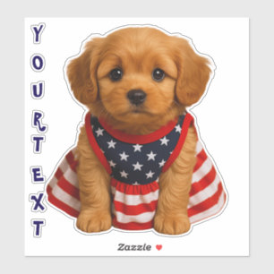 Personalised Patriot Puppy 