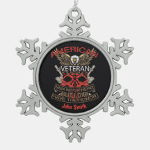 Personalised Patriotic American Veteran 