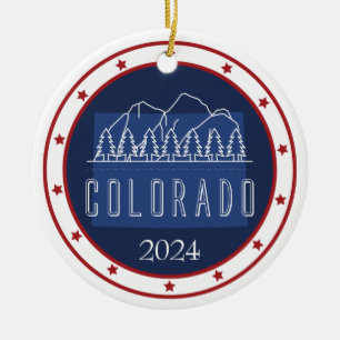 Personalised Patriotic Christmas Ornament – USA 