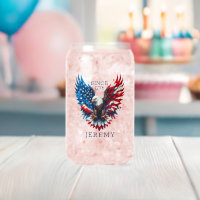 Personalised Patriotic Colours America Bold Eagle