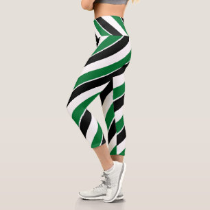 Personalised Patriotic United Arab Emirates Flag  Capri Leggings
