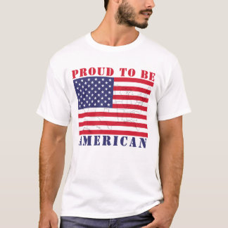 Personalised Patriotic Wear Your Flag Proud to be T-Shirt